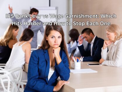 IRS Bank Levy vs Wage Garnishment: Which Hits Harder and How to Stop Each One